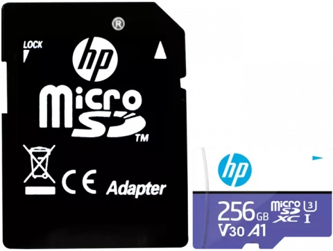 مموری کارت 256 گیگابایت HP مدل mx330 همراه با آداپتور